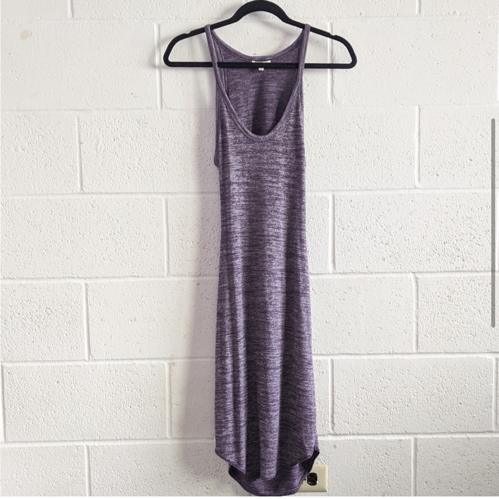 Aritizia Wilfred Free Yasmine Tank Heathered purple dress